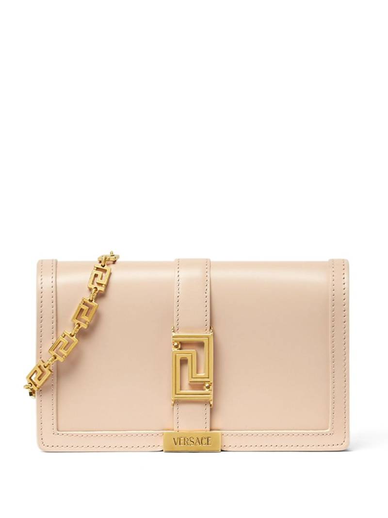 Versace Greca Goddess leather mini bag - Pink von Versace