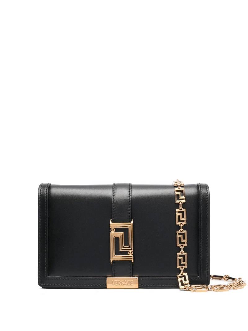 Versace Greca Goddess mini bag - Black von Versace