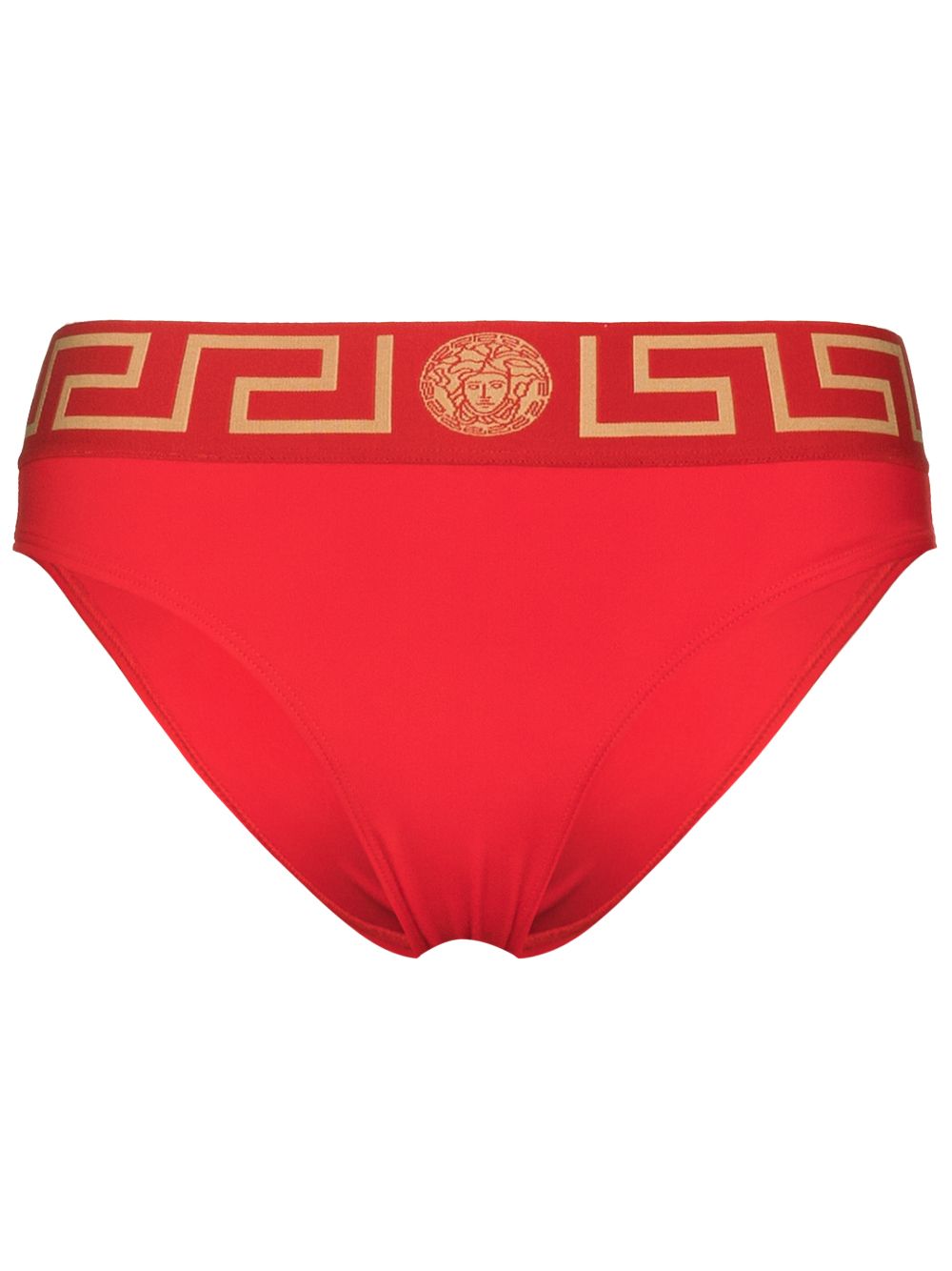 Versace Greca Border bikini bottoms - Red von Versace