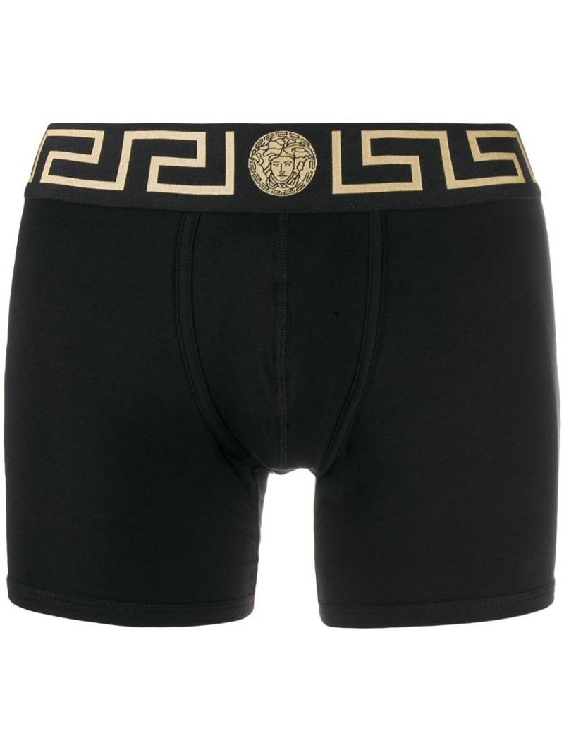 Versace Greca Border boxer briefs - Black von Versace