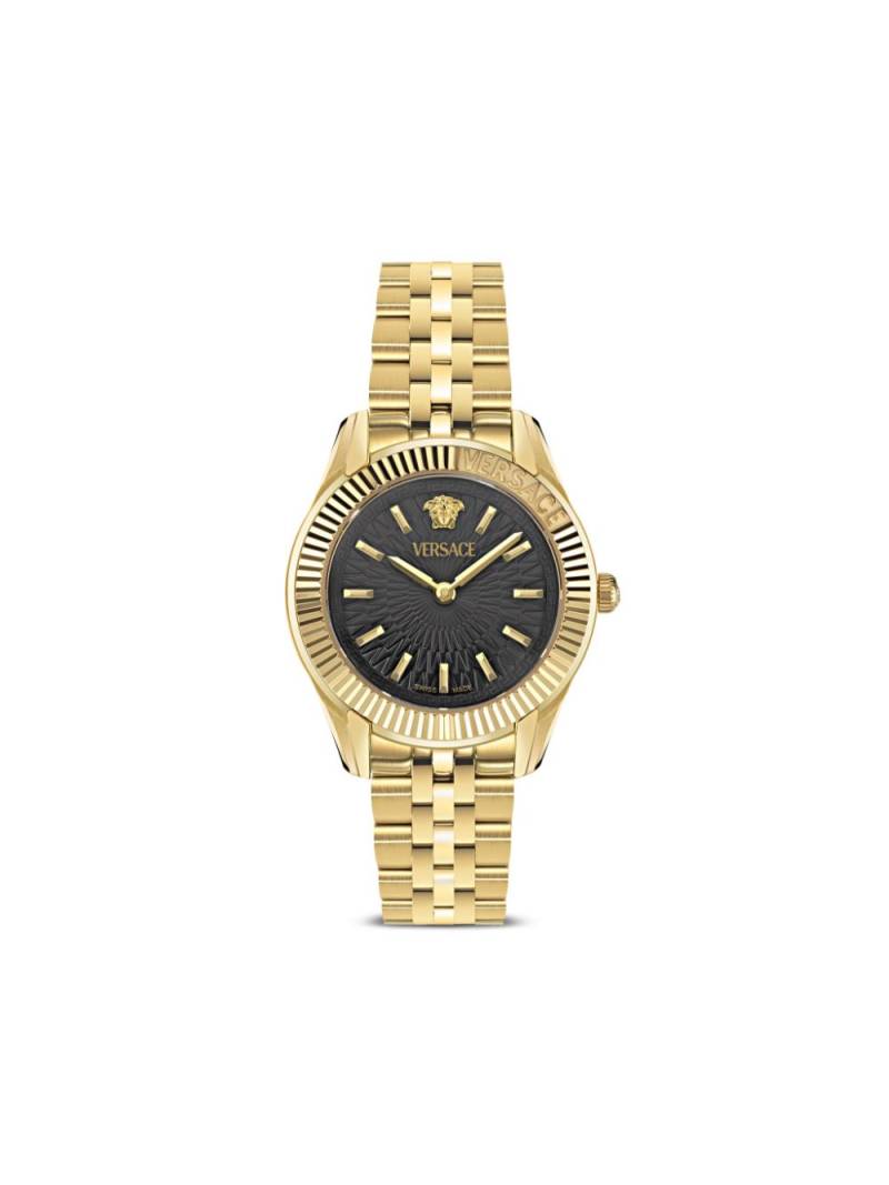 Versace Greca Time L.Petite 30mm - Black von Versace