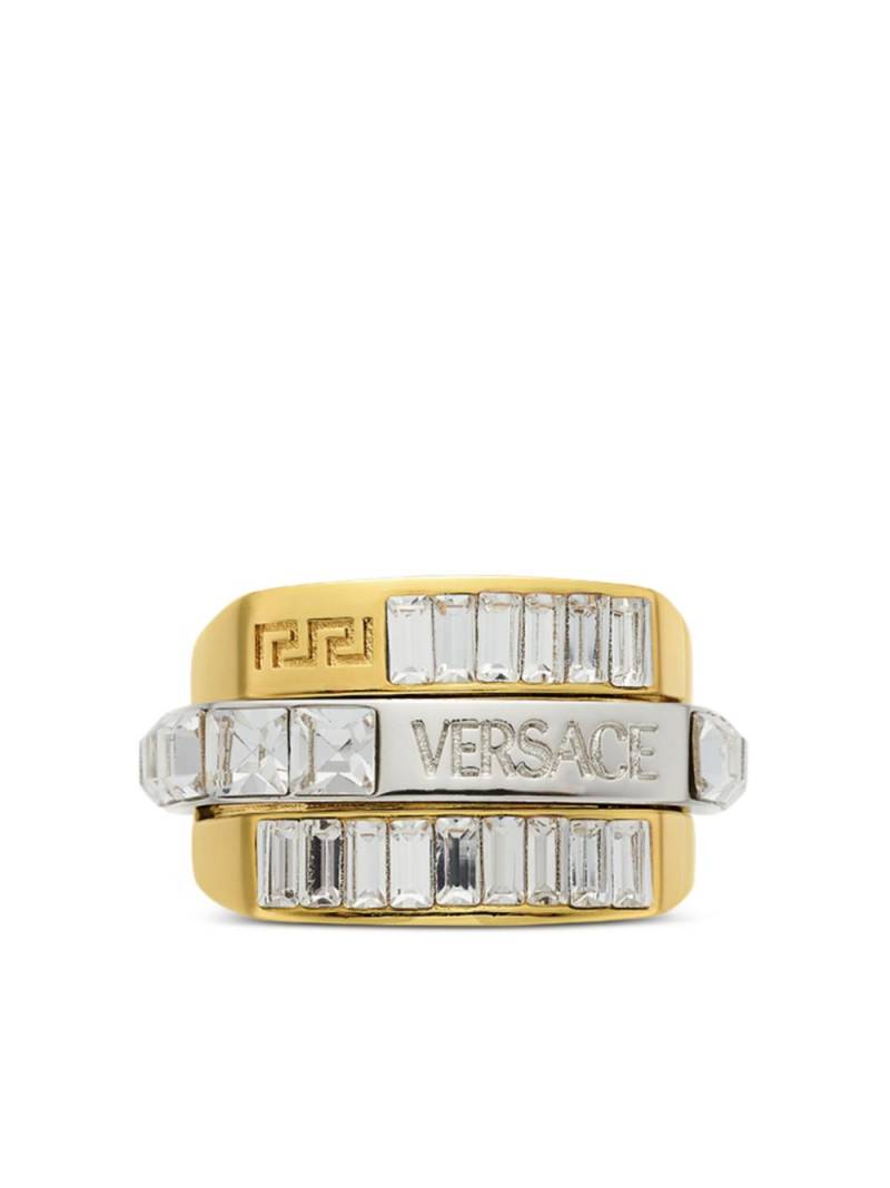 Versace Greca-detailed ring - Gold von Versace