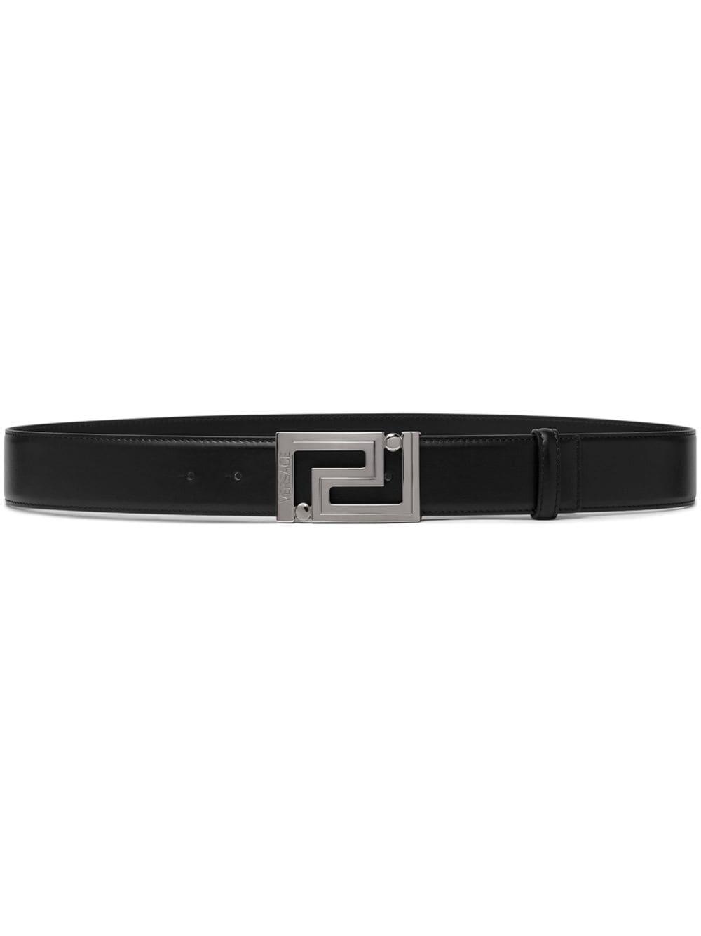 Versace Greca leather belt - Black