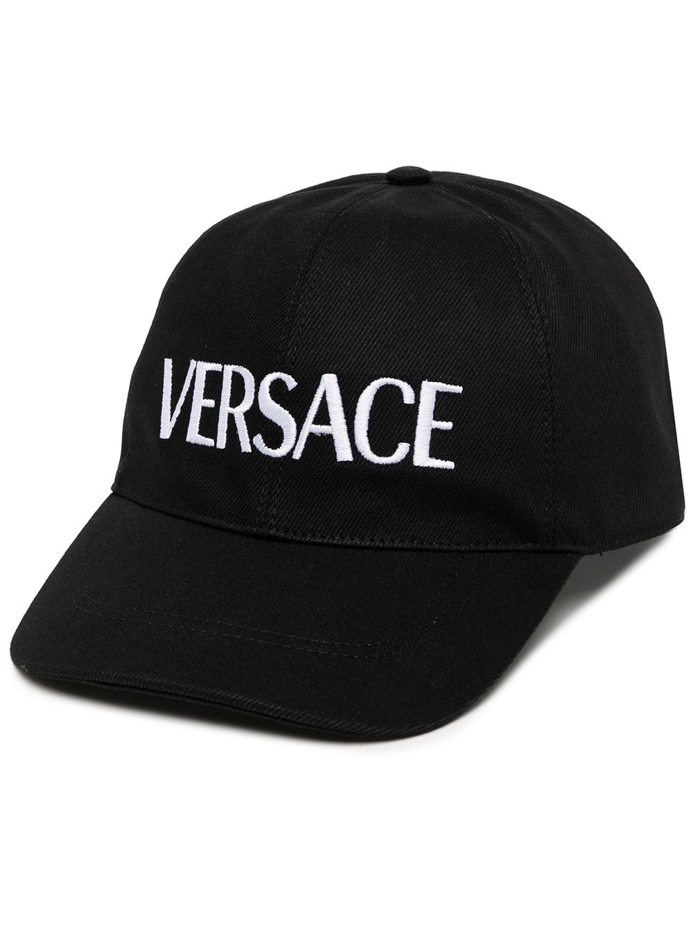 Versace Greca logo-embroidered baseball cap - Black von Versace