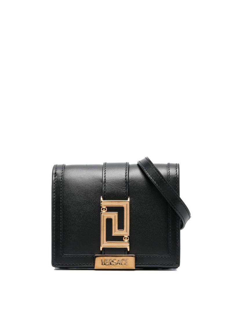 Versace Greca Goddess chain wallet - Black von Versace