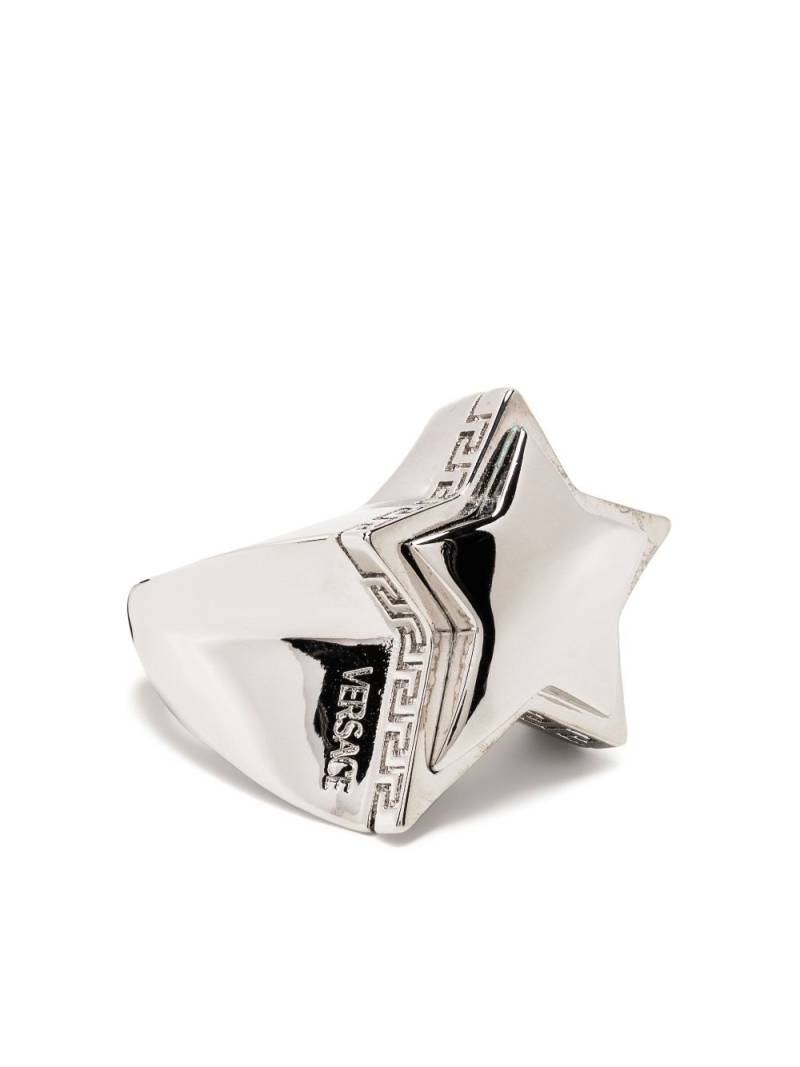 Versace Greca star-shaped ring - Silver von Versace