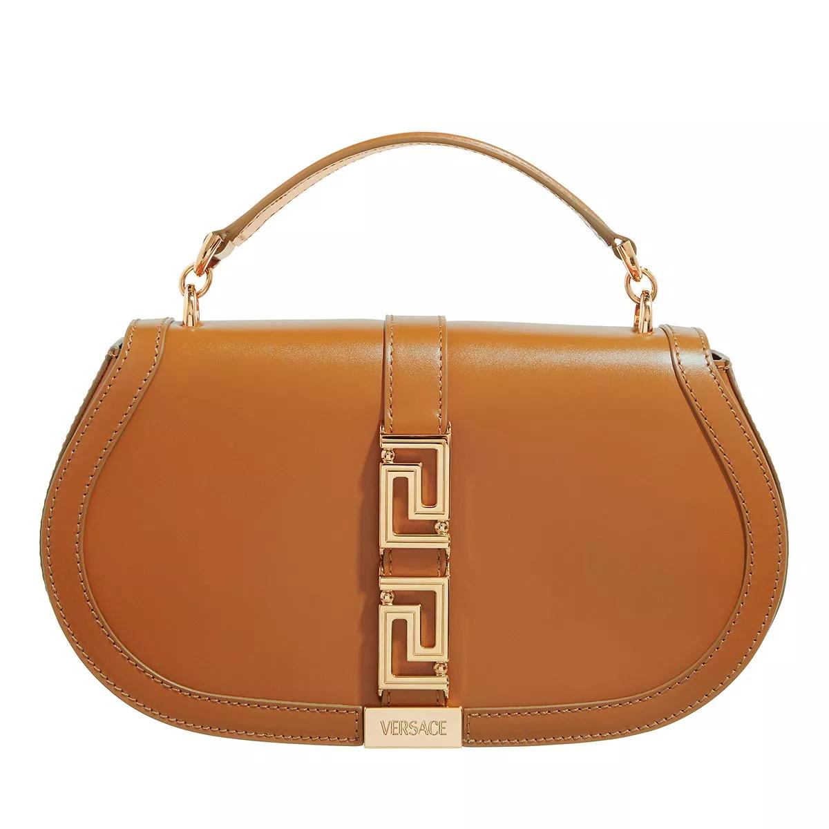 Versace Henkeltasche - Top Handle - Gr. unisize - in Cognacbraun - für Damen von Versace