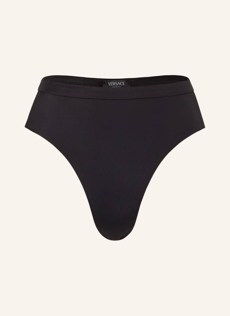 Versace High-Waist-Bikini-Hose schwarz von Versace