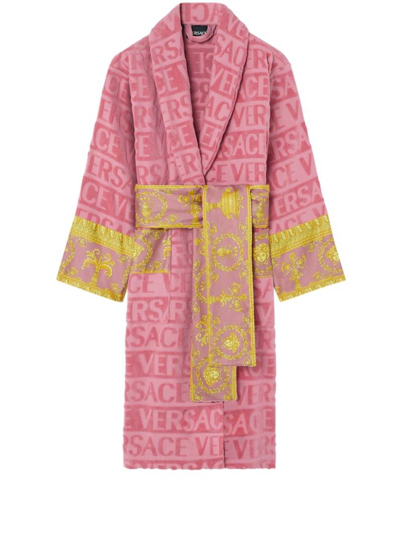 Versace I ♡ Baroque bath robe - Pink von Versace