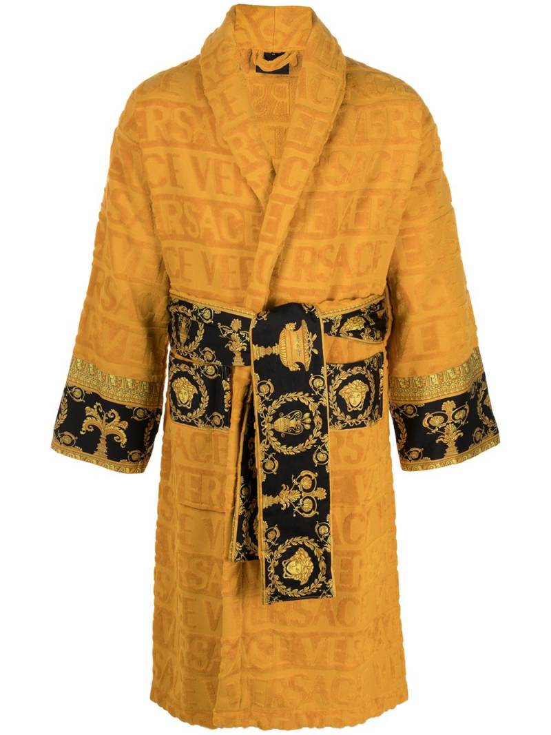 Versace I Love Baroque bathrobe - Yellow von Versace