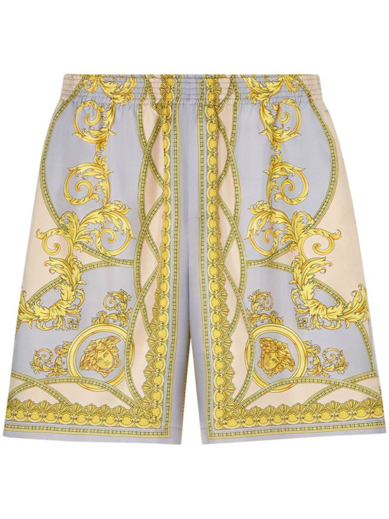 Versace La Coupe Des Dieux silk shorts - Neutrals von Versace