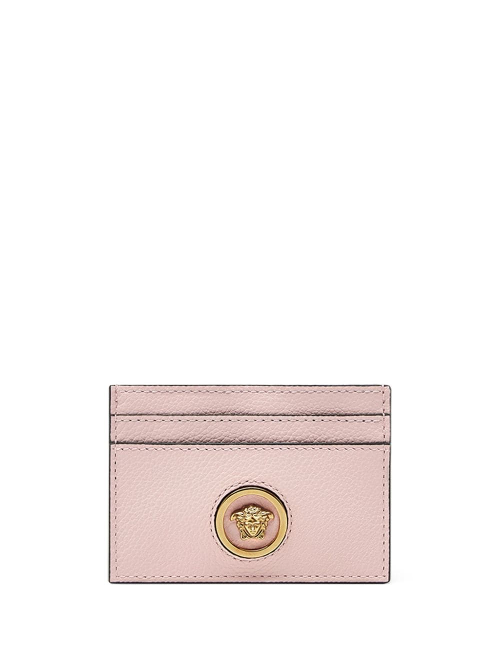 Versace La Medusa leather card holder - Pink von Versace