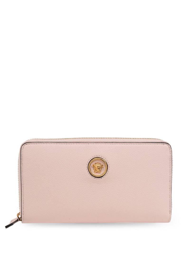 Versace La Medusa leather wallet - Pink von Versace