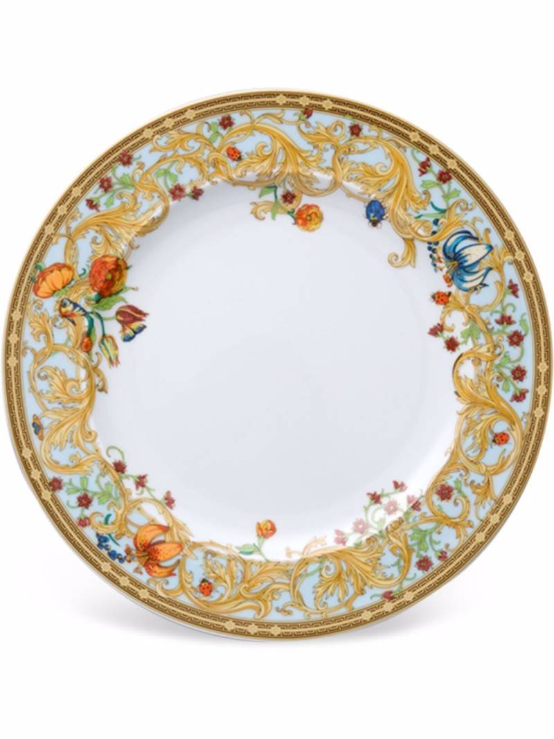 Versace Le Jardin dinner plate (27 cm) - White von Versace