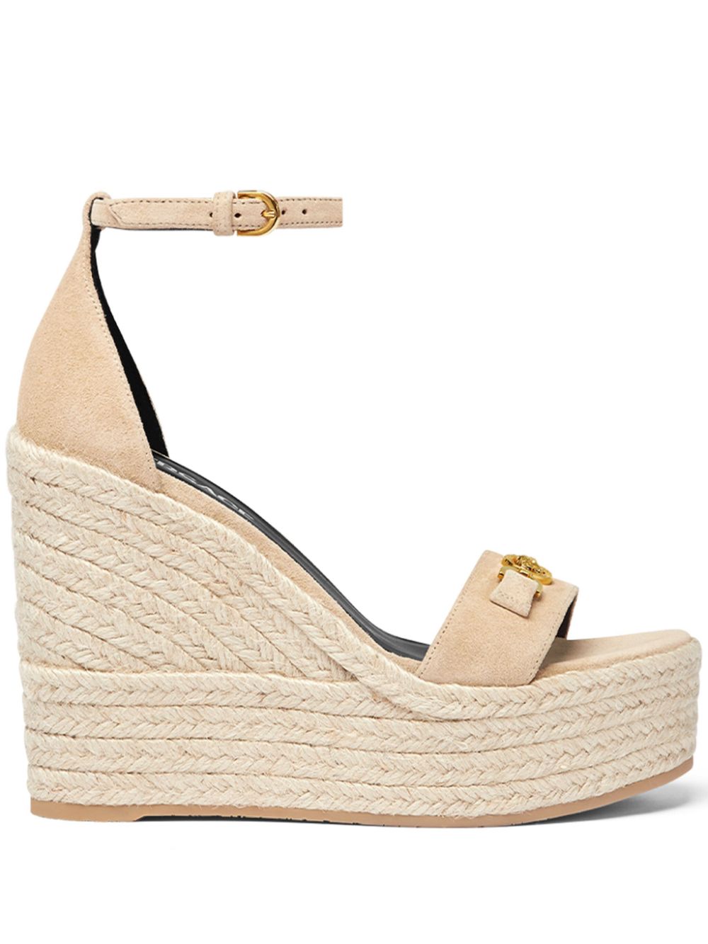 Versace Medusa '95 120mm wedge sandals - Neutrals von Versace