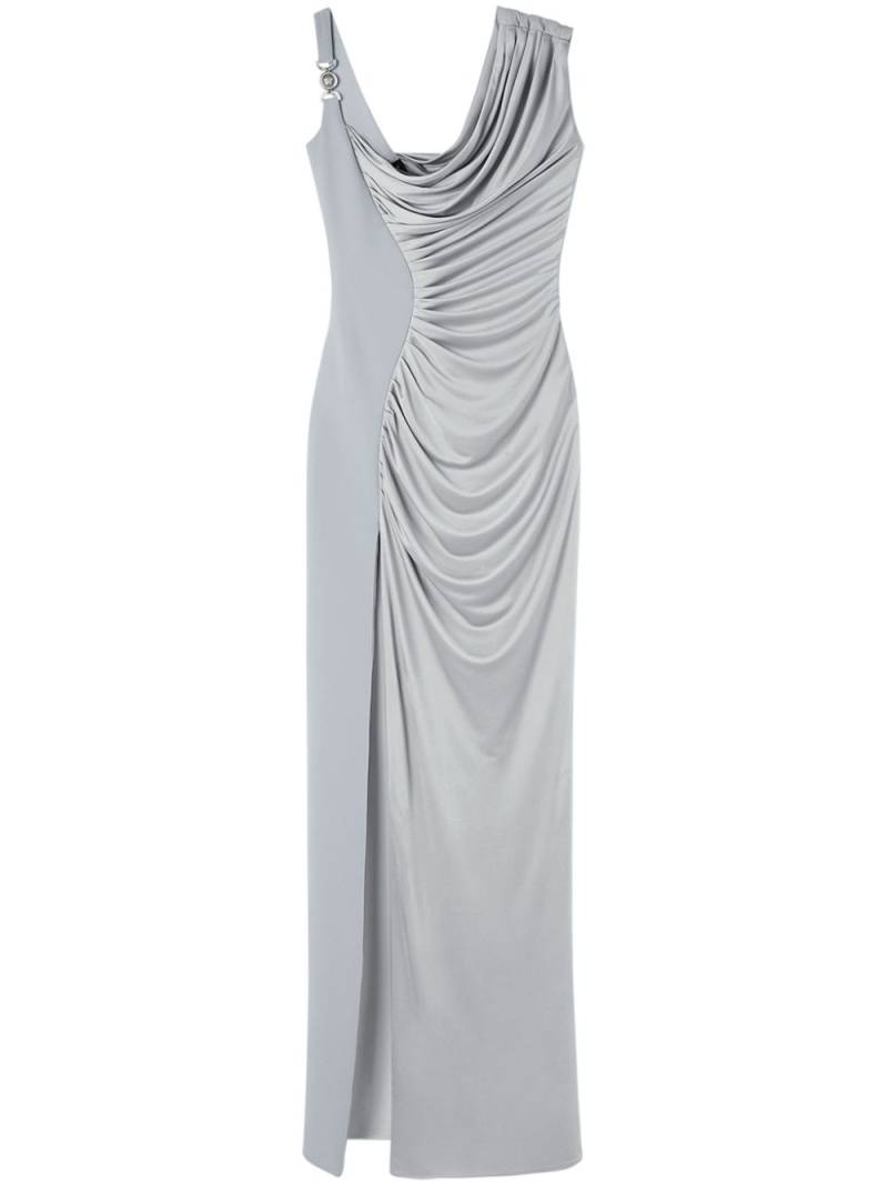 Versace Medusa '95 draped gown - Grey von Versace