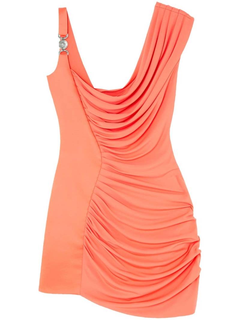 Versace Medusa '95 draped mini dress - Orange von Versace