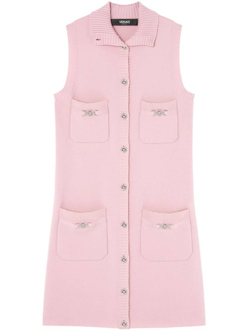 Versace Medusa '95 knit sleeveless dress - Pink von Versace