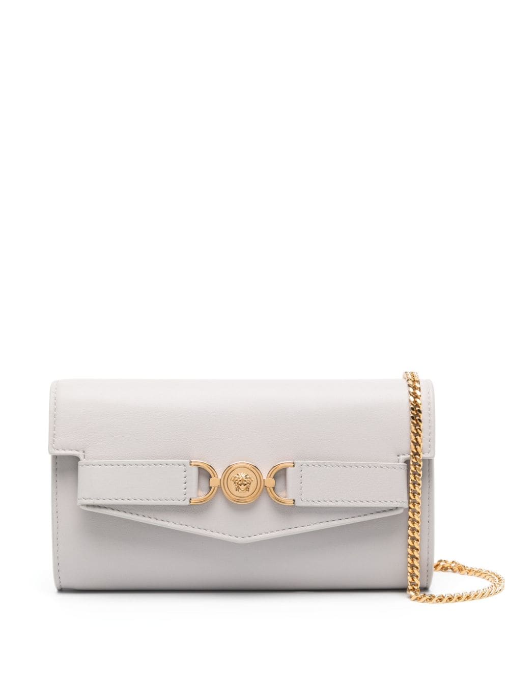 Versace Medusa '95 leather clutch bag - Grey von Versace