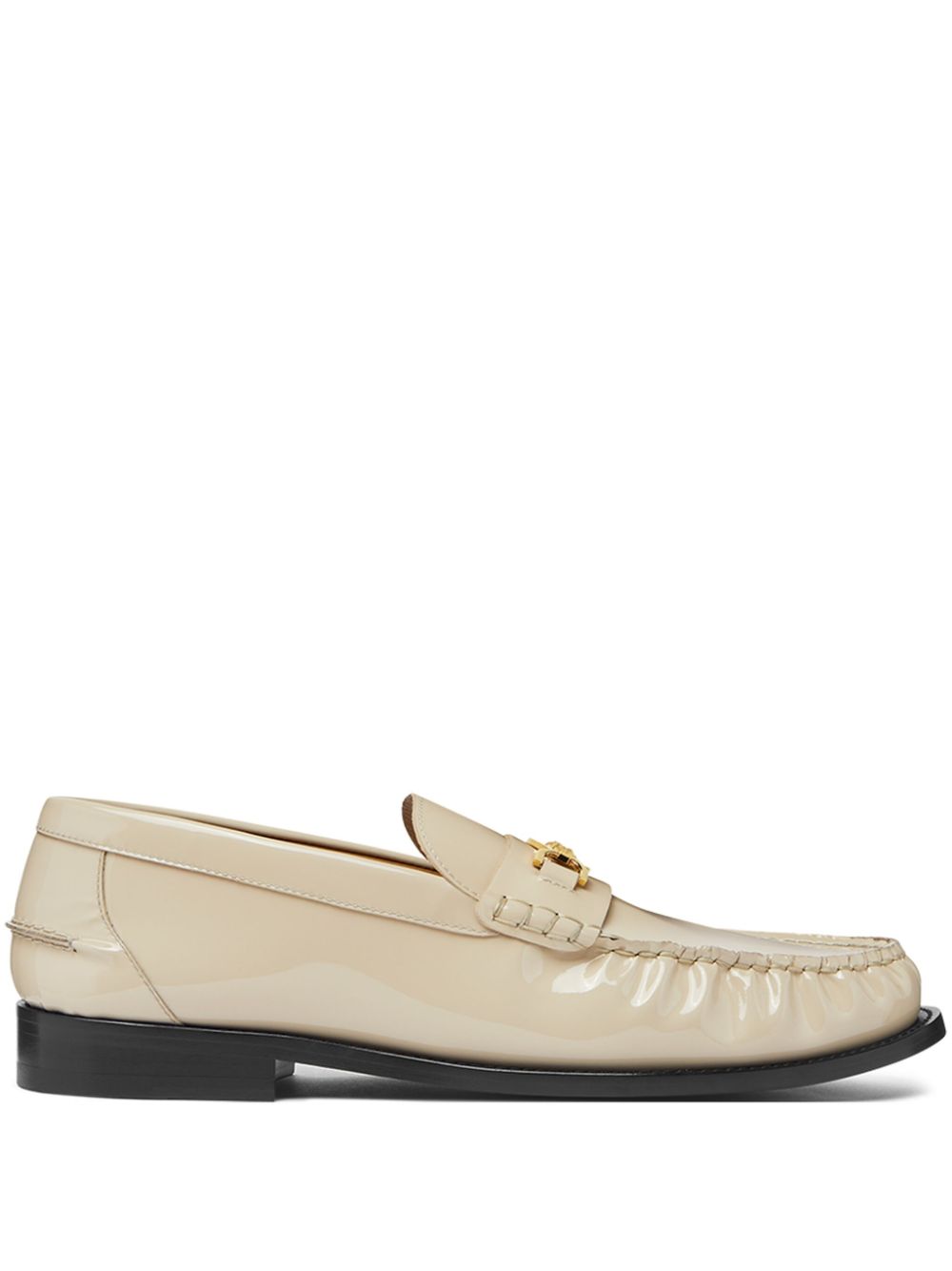 Versace Medusa '95 leather loafers - Neutrals von Versace