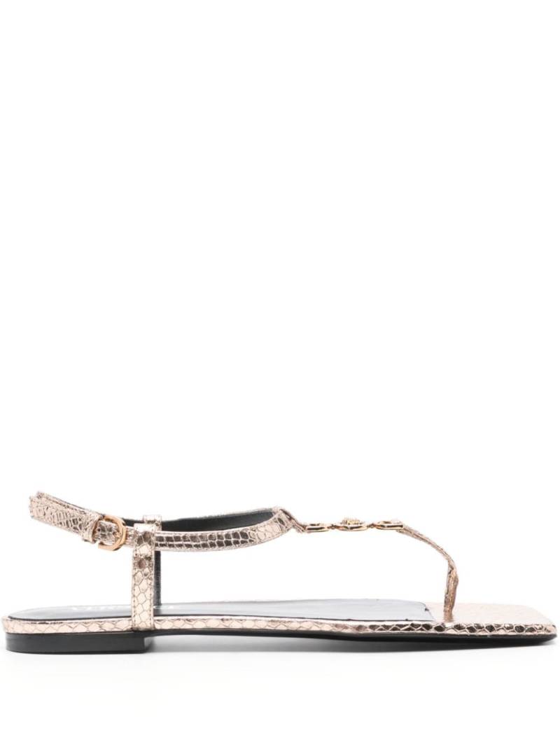 Versace Medusa '95 leather sandals - Gold von Versace