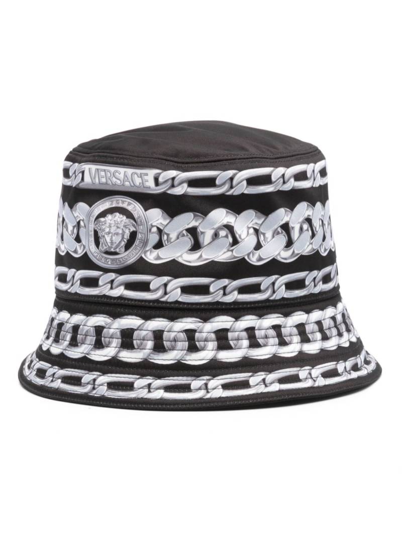 Versace Medusa Chains bucket hat - Black von Versace