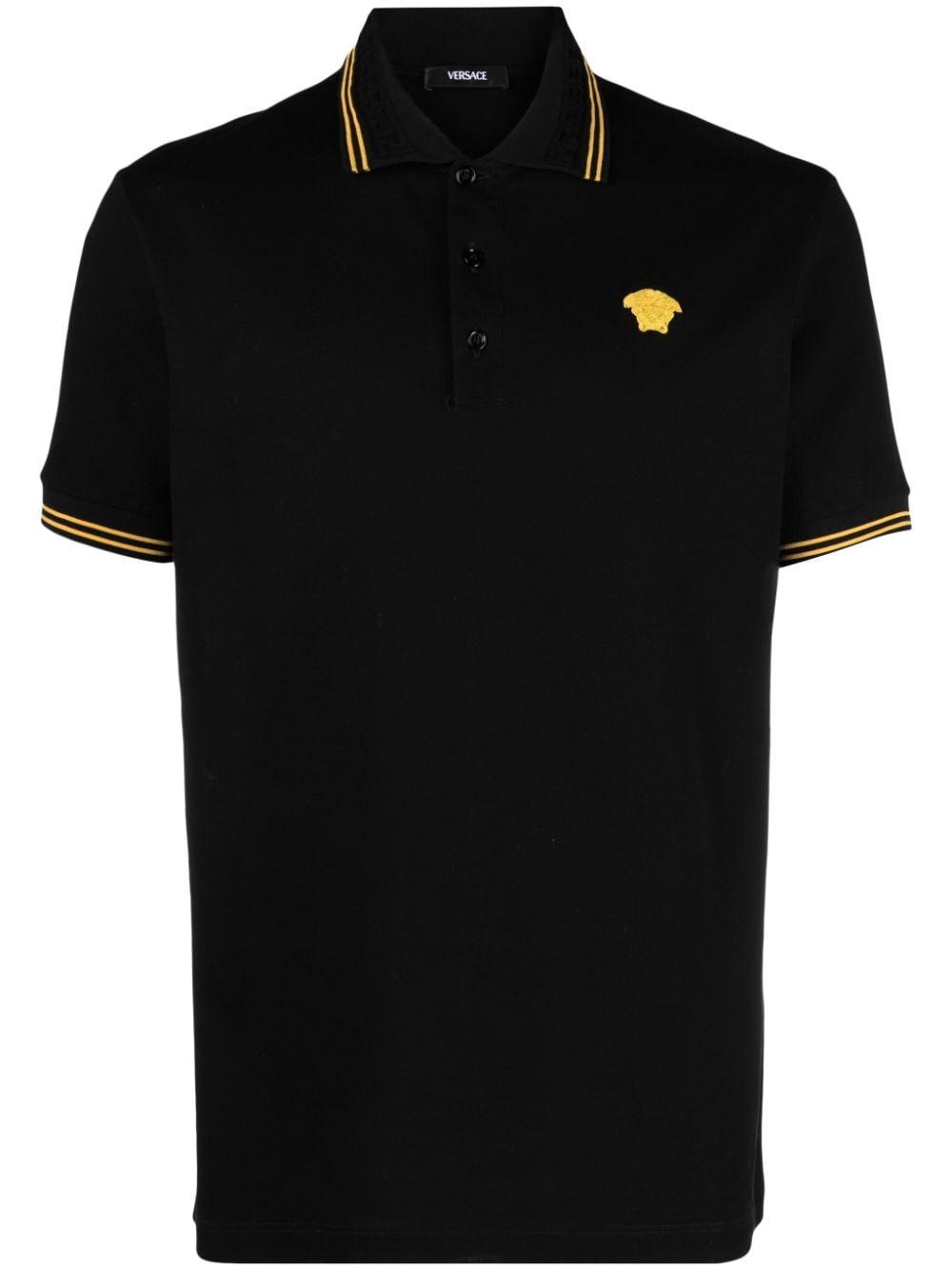 Versace Medusa polo shirt - Black von Versace