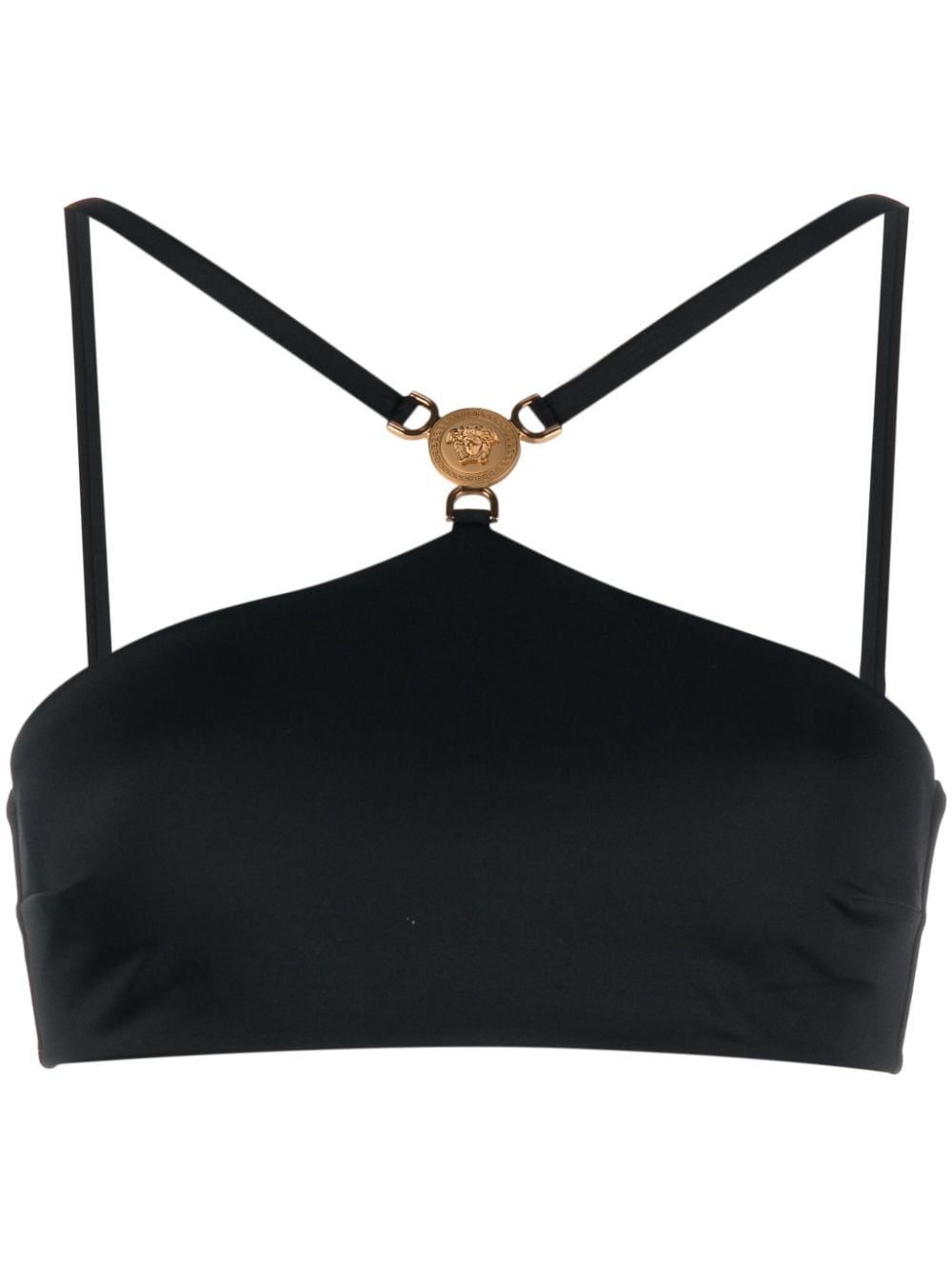 Versace Medusa '95 bandeau bikini top - Black von Versace