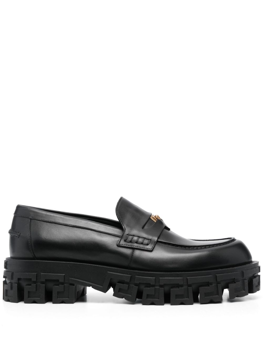 Versace Greca Portico loafers - Black von Versace