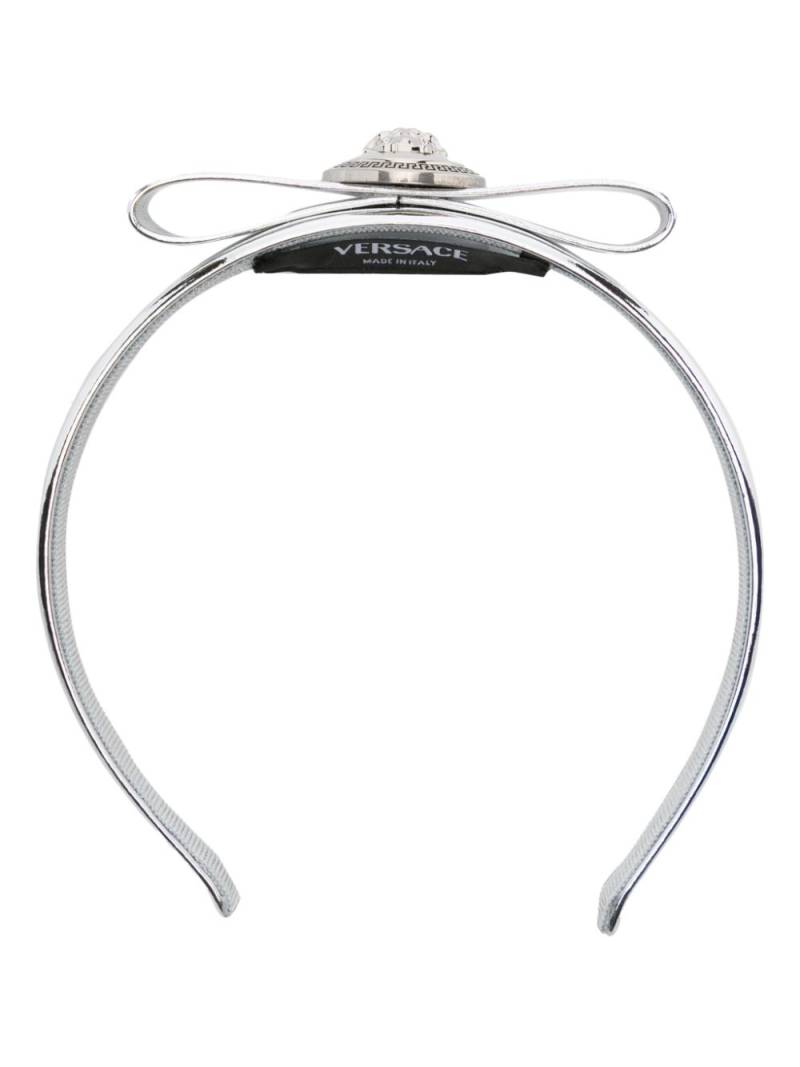 Versace Medusa Head metallic headband - Silver von Versace