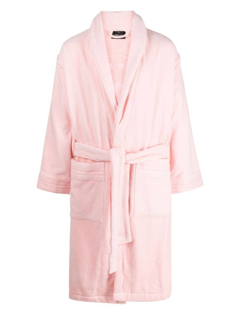 Versace Medusa Head-motif cotton robe - Pink von Versace