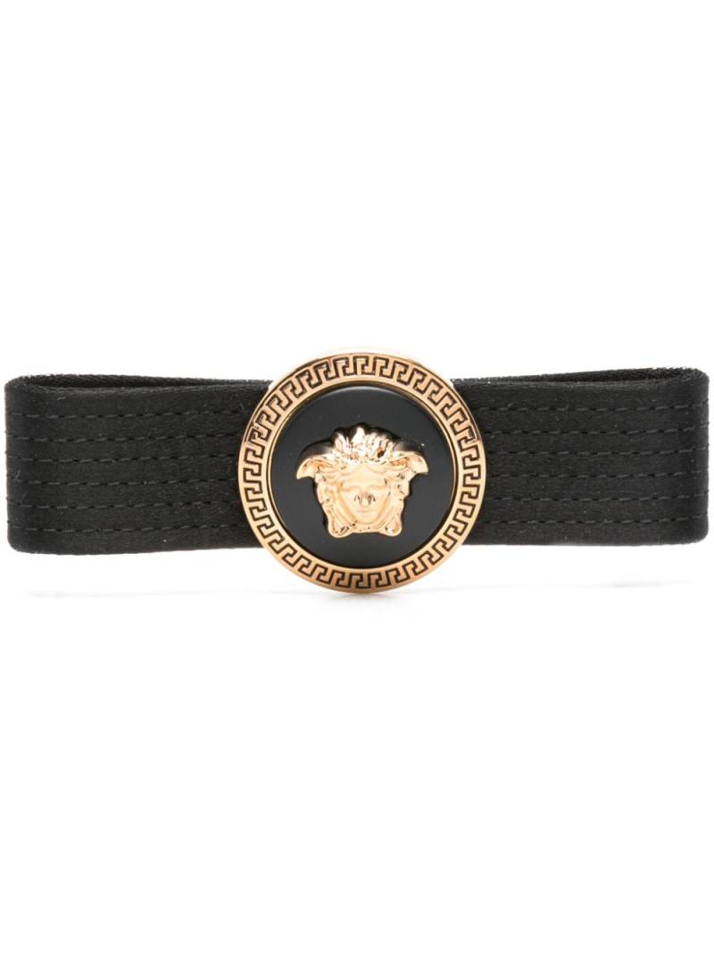 Versace Medusa Head-plaque hair clip - Black von Versace