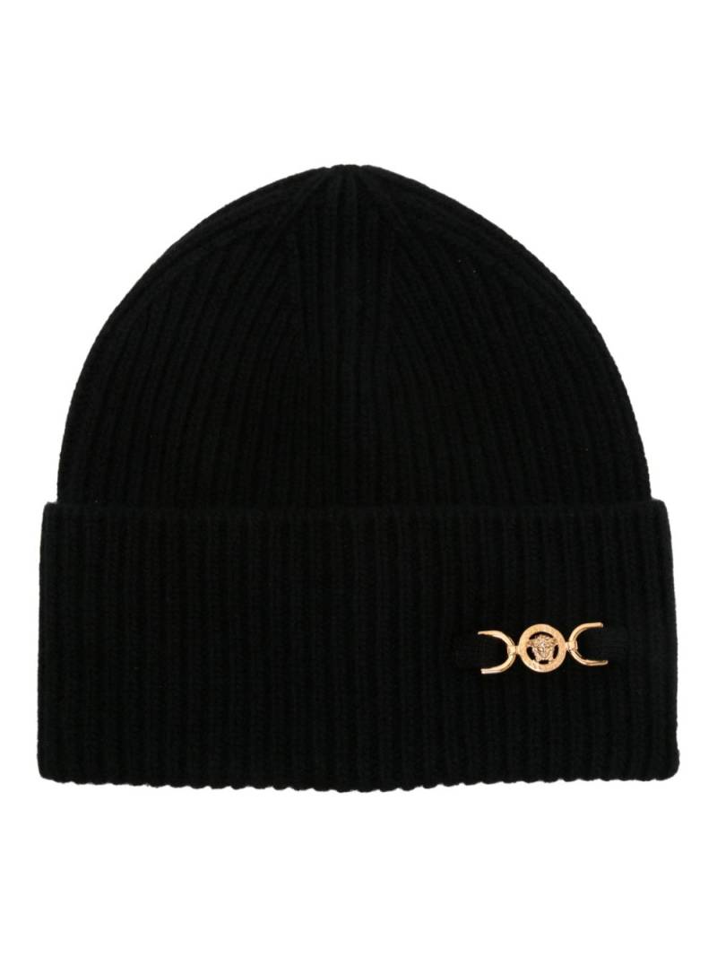 Versace Medusa '95 ribbed beanie - Black von Versace