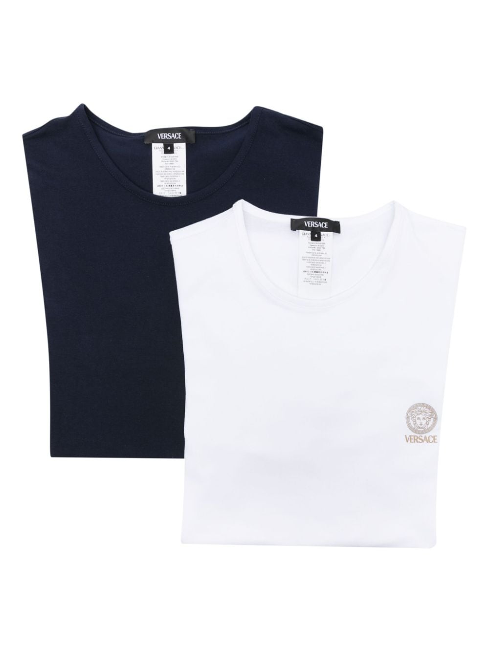 Versace Medusa Head-print jersey T-shirt (pack of two) - Blue von Versace