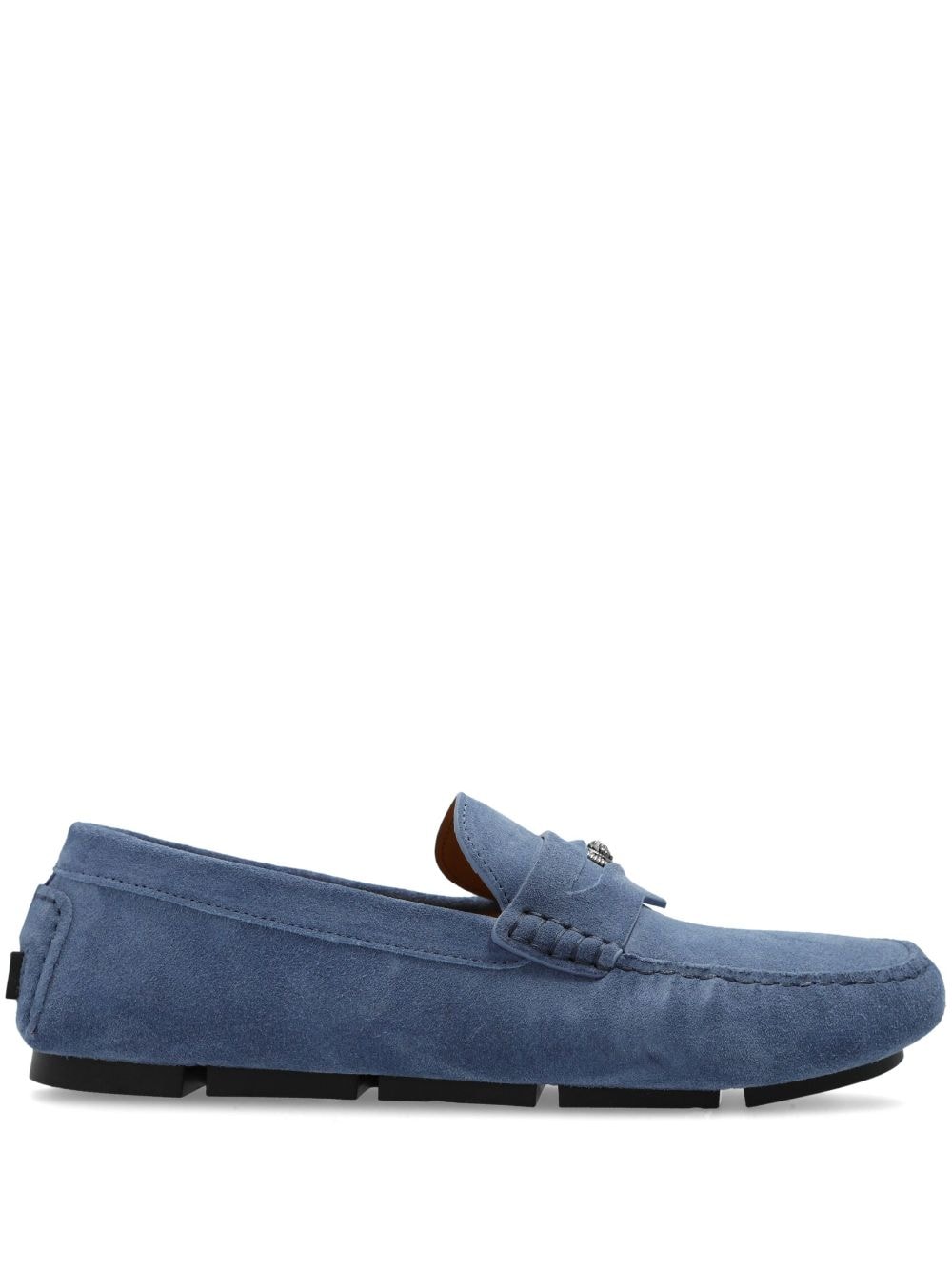 Versace Medusa Head suede loafers - Blue von Versace