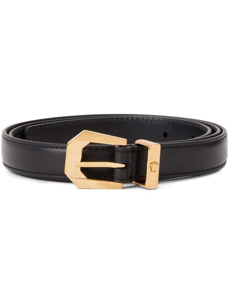 Versace Medusa Heritage leather belt - Black von Versace