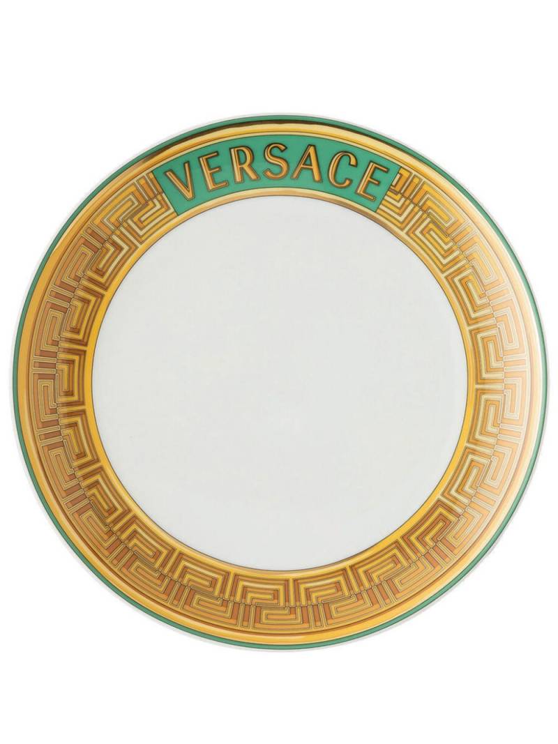 Versace Medusa amplified porcelain plate (21cm) - White von Versace