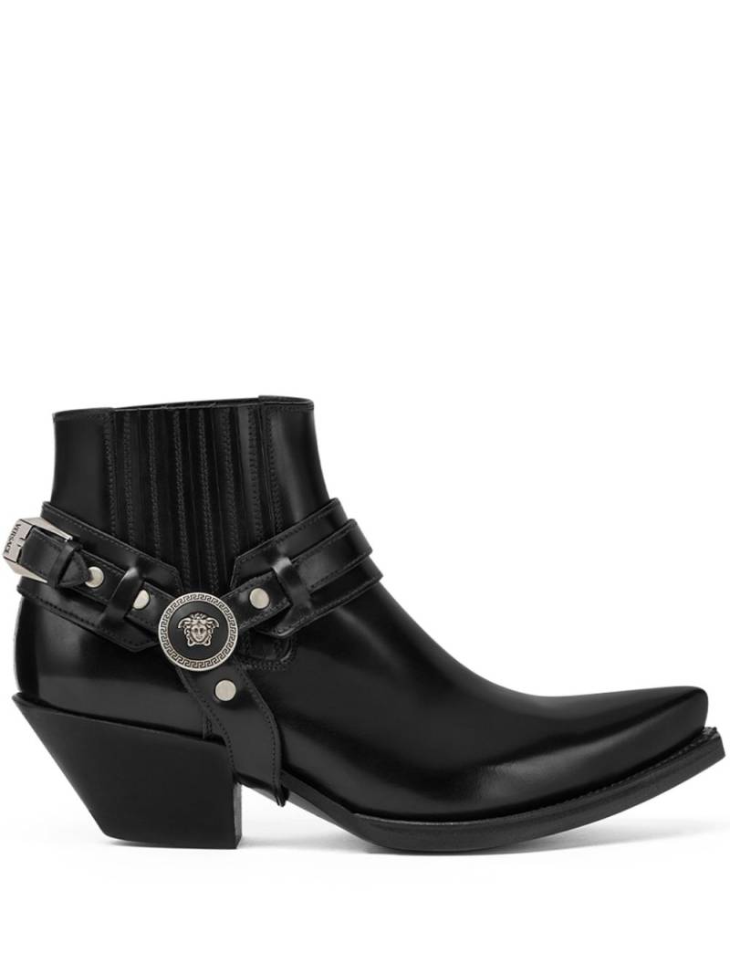 Versace Medusa ankle boots - Black von Versace