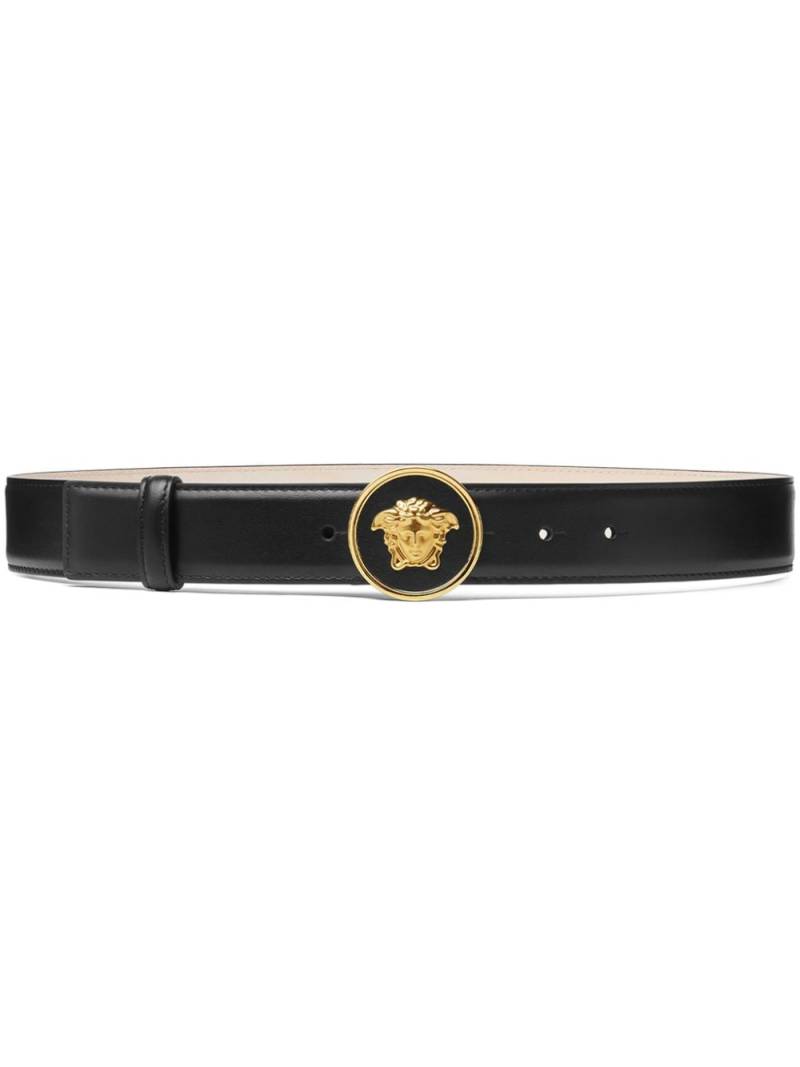 Versace La Medusa leather belt - Black von Versace