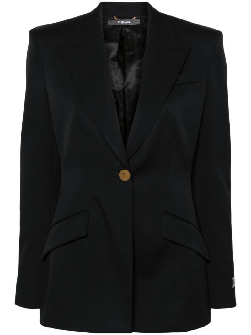 Versace Medusa-buttons single-breasted blazer - Black von Versace