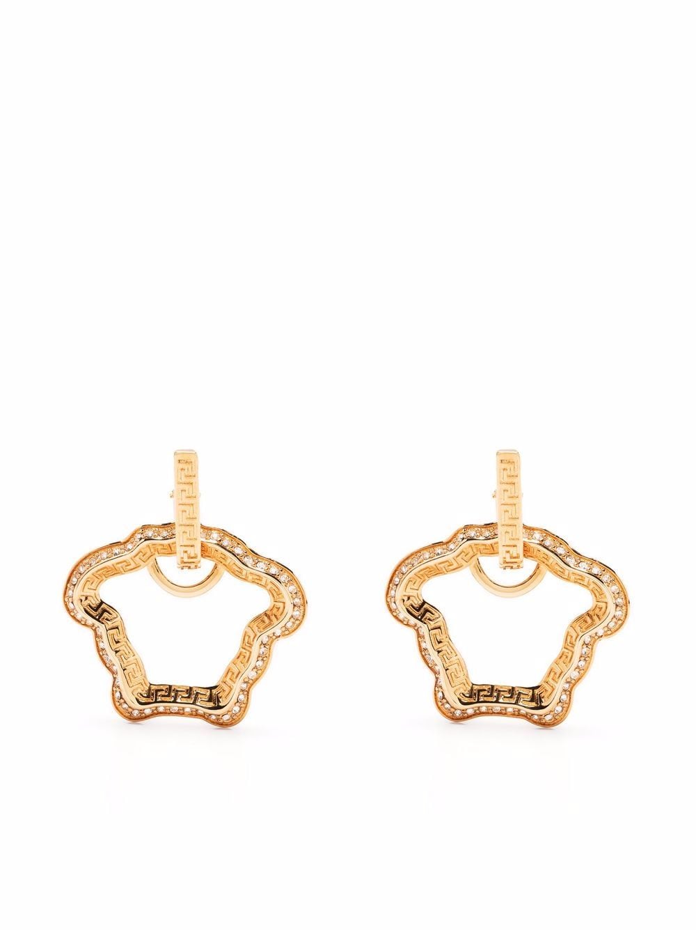 Versace Medusa drop earrings - Gold von Versace