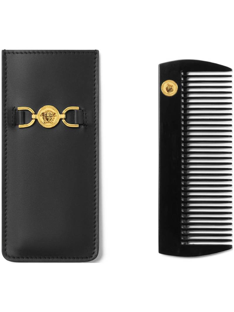 Versace Medusa hair comb - Black von Versace