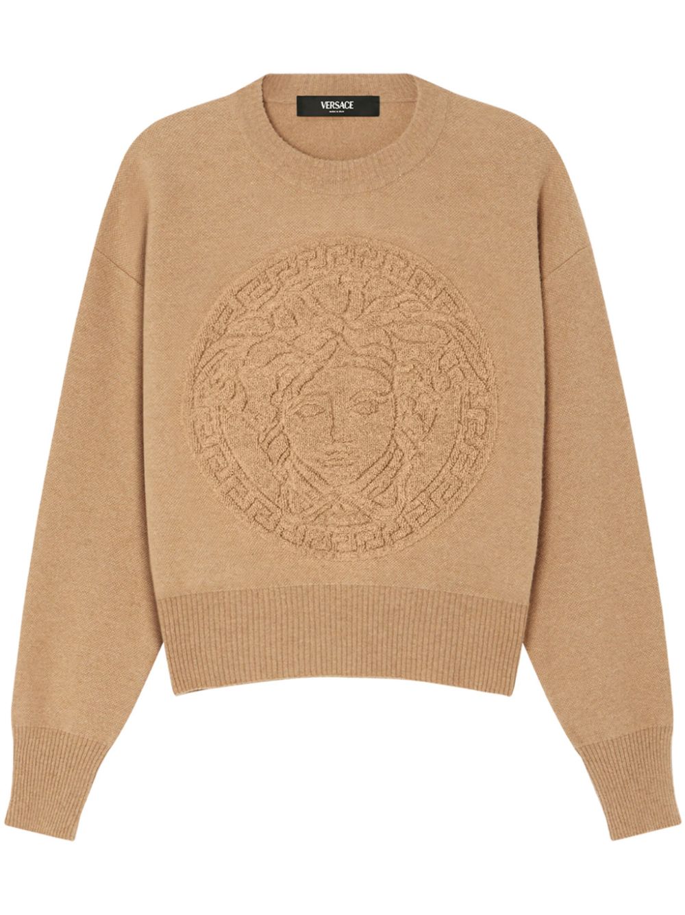 Versace Medusa towel sweater - Neutrals von Versace