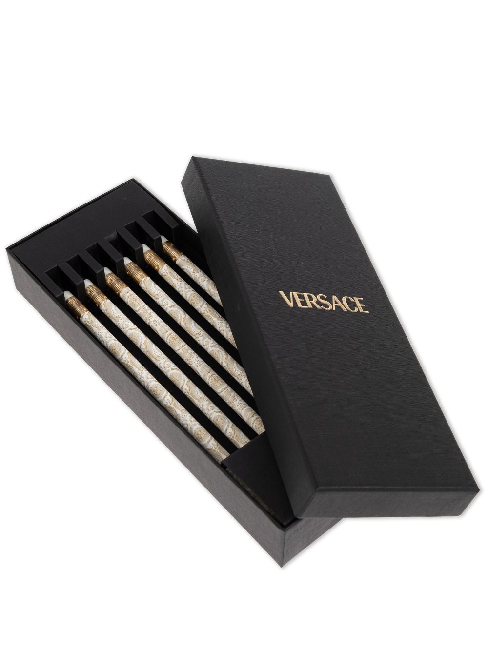 Versace Medusa pencils (set of six) - Neutrals von Versace