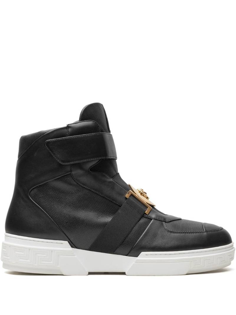 Versace Medusa-plaque high-top "Black" sneakers von Versace