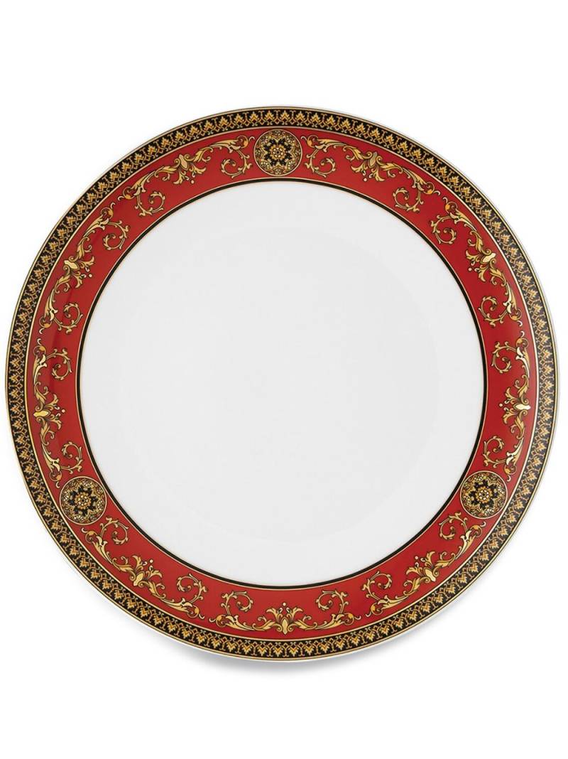 Versace Medusa porcelain dinner plate - Red von Versace