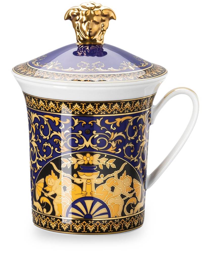 Versace Medusa porcelain lid mug - Multicolour von Versace