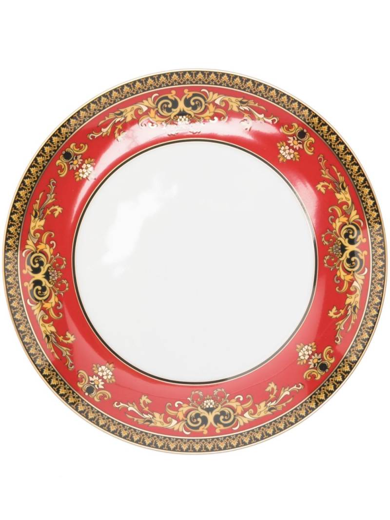 Versace Medusa porcelain plate (21cm) - Red von Versace