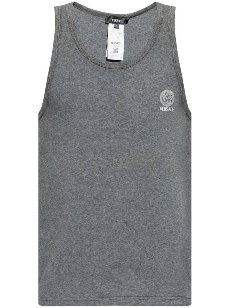 Versace Medusa-print tank top - Grey von Versace