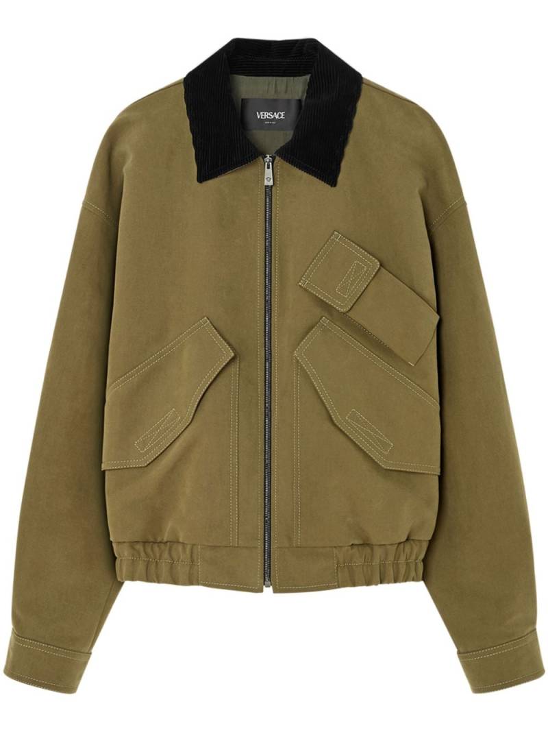 Versace Milano Stamp blouson jacket - Green von Versace